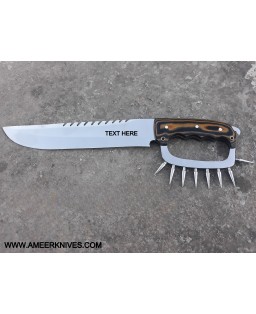 D2 Steel Hunting Bowie Knife |WARRIOR KNIFE | Hunting Knife | Best Gift For Him| D2B-110