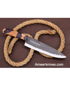 High carbon steel Chef knife , Hand Forged Carbon Steel Chef knife , Professional kitchen knife , Razor Sharp Chef knife | AMEERKNIVES| CC-510