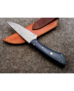9” Custom HAND FORGED DAMASCUS Steel Hunting Knife | CAMPING KNIFE | Ameerknives |  AK-905