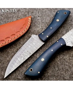 9” Custom HAND FORGED DAMASCUS Steel Hunting Knife | CAMPING KNIFE | Ameerknives |  AK-905
